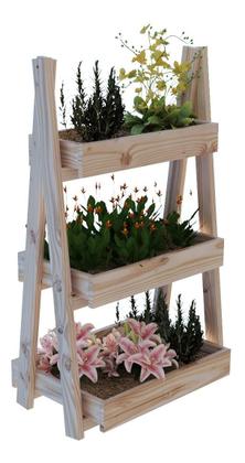 Imagem de Organizador Pinus Aparador Madeira Com Nichos Cozinha Dispensa