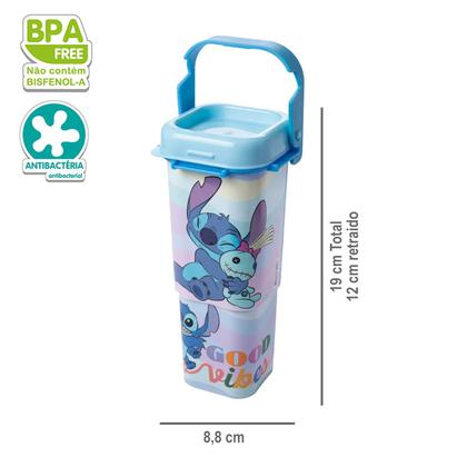 Imagem de Organizador Porta Lápis e Caneta Stitch com Suporte para Celular Plasutil