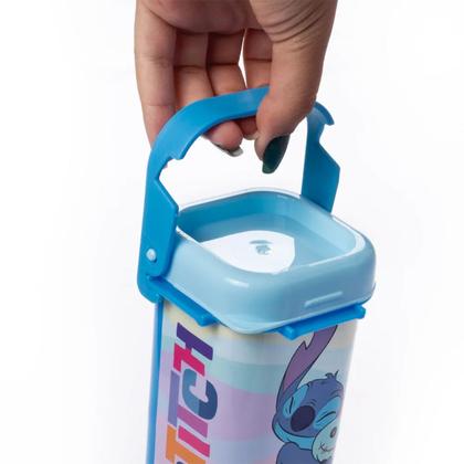 Imagem de Organizador Porta Lápis e Caneta Stitch com Suporte para Celular Plasutil