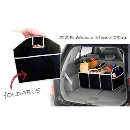 Imagem de Organizador Porta Mala Carro com 3 Divisorias Bolsa Multiuso