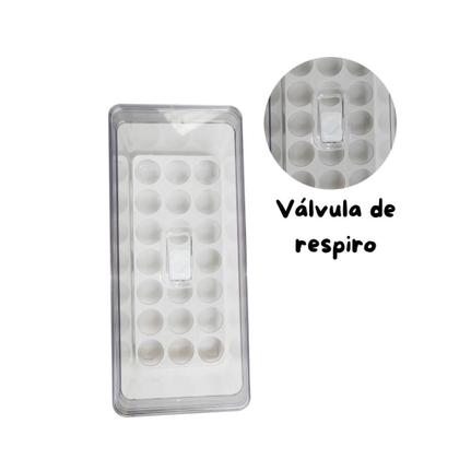 Imagem de Organizador Porta Ovos 42un Geladeira Tampa Acrílico (6,8l)