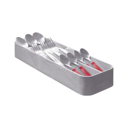 Imagem de Organizador Porta Talher Para Gavetas Plástico Compacto 5 Divisórias