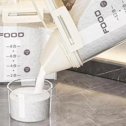 Imagem de Organizador Pote Hermético 1,8 L Com Copo Medidor Bico Dosador Cozinha