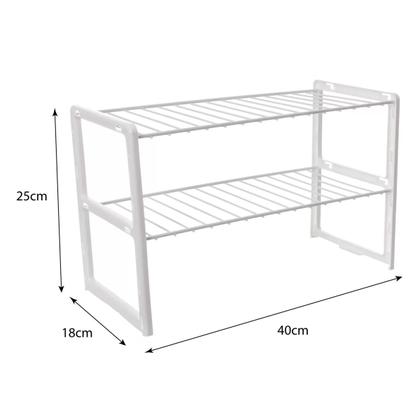 Imagem de Organizador Rack Armário E Despensa De Cozinha 3 Níveis