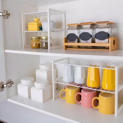 Imagem de Organizador Rack Armário E Despensa De Cozinha 3 Níveis