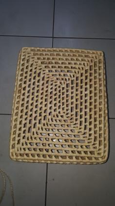 Imagem de Organizador retangular grande de palha