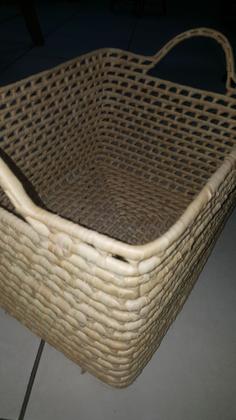 Imagem de Organizador retangular grande de palha