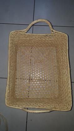 Imagem de Organizador retangular grande de palha