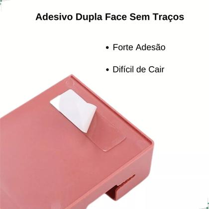 Imagem de Organizador Suporte Adesivo Porta Celular Controle Remoto PRETO