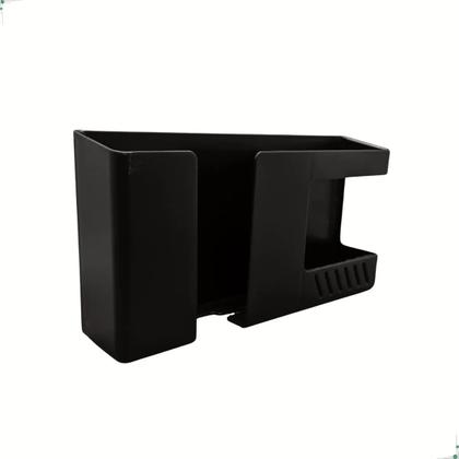 Imagem de Organizador Suporte Adesivo Porta Celular Controle Remoto PRETO