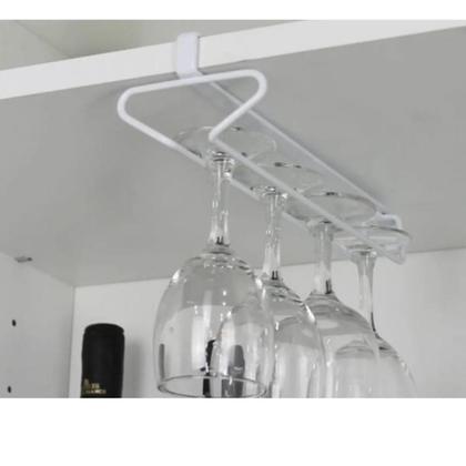 Imagem de Organizador taças vinho suporte armario encaixe porta copo