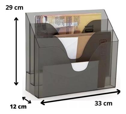 Imagem de Organizador Triplo Office PRETO - MAXCRIL - 10170013