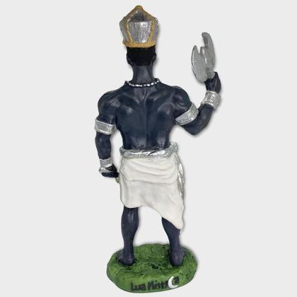 Imagem de Orixá Xangô Umbanda Candomblé em Resina 26 cm-Escolha a Cor