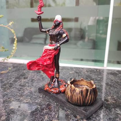 Imagem de Orixás Da Umbanda Em Resina 15 Cm Com Porta Vela