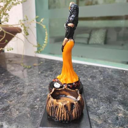 Imagem de Orixás Da Umbanda Em Resina 15 Cm Com Porta Vela