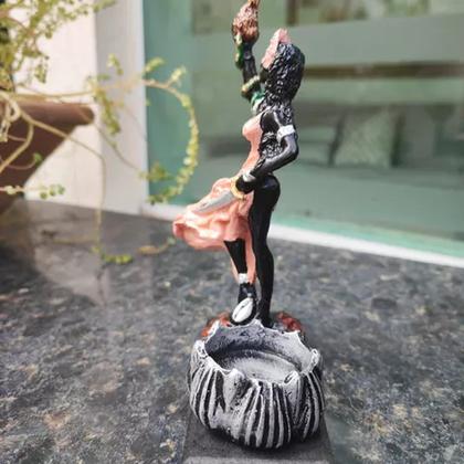 Imagem de Orixás Da Umbanda Em Resina 15 Cm Com Porta Vela