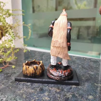 Imagem de Orixás Da Umbanda Em Resina 15 Cm Com Porta Vela