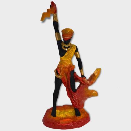 Imagem de Orixás Umbanda Candomblé em Resina Grande - Escolha a Cor