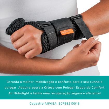 Imagem de Órtese com Polegar Esquerdo Comfort Air Hidrolight