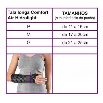 Imagem de Órtese Comfort Air LONGA Hidrolight - G Esquerda