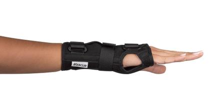 Imagem de Ortese curta mercur c/tala p/punho bilateral preto