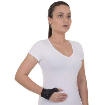 Imagem de Ortese Curta Para Punho Em Neoprene Com Tala Para Polegar Preto - Artipé