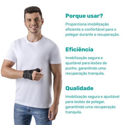 Imagem de Ortese Imobilizadora De Polegar Neoprene Lean Direita