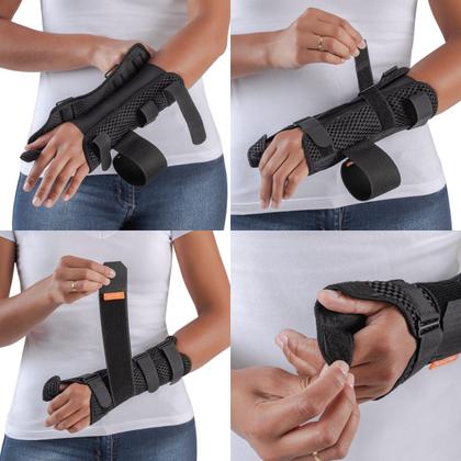 Imagem de Órtese Munhequeira Comfort Air Longa com Polegar Esquerda Hidrolight