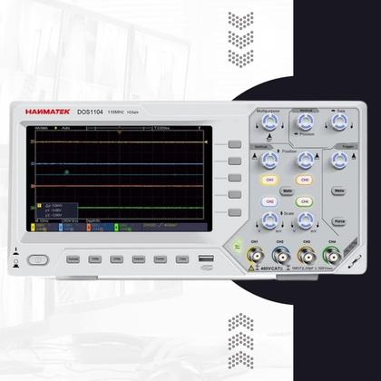Imagem de Osciloscópio Bancada Eletronica Dos1102 Hanmatek + Garantia