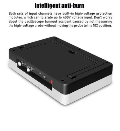 Imagem de Osciloscópio Digital 100Mhz 2 Ch Fnirsi 1013d Profissional