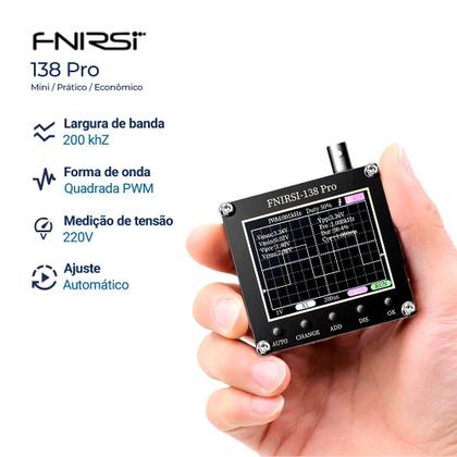 Imagem de Osciloscópio Digital FNIRSI Portátil 138PR-4