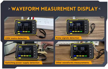 Imagem de Osciloscópio Digital Portátil FNIRSI PRO 200Khz 800vpp