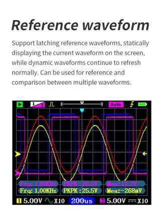 Imagem de Osciloscópio, Multímetro Gerador de Sinal 2ch 3 em 1 DSO3D12