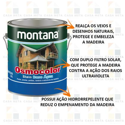 Imagem de Osmocolor Stain Castanheira 3,6l Montana Madeira Base Agua