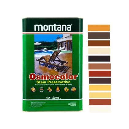 Imagem de Osmocolor Stain Cedro 18L Montana - Proteção UV e Estilo