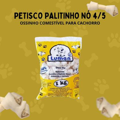 Imagem de Osso comestível cachorros caes ossinho nó 4/5