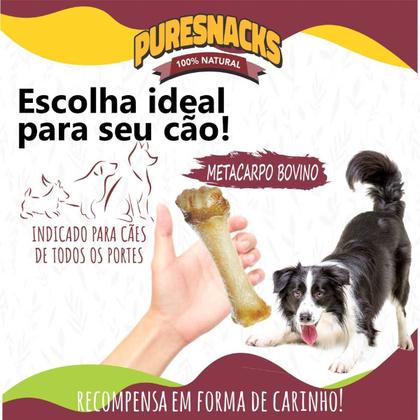 Imagem de Osso Metacarpo Defumado Premium Puresnacks Kit 5 unidades