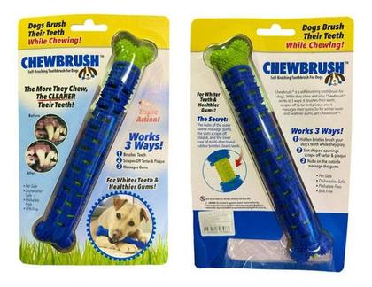 Imagem de Osso Mordedor Removedor De Tártaros Canino Escova Remove Tartaro Pet para Cães Cachorros - Chewbrush