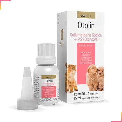 Imagem de Otolin 15 ml otológica infecção otites otorréias cães gatos