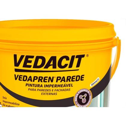 Imagem de Otto Vedacit Vedapren Parede Pintura Impermeavel Branca 3,6Kg