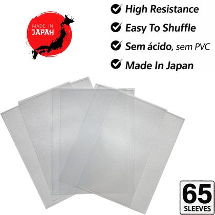Imagem de Outer Sleeves Small Premium Para Cartas Yugioh 65 Shield Transparente Pro Player