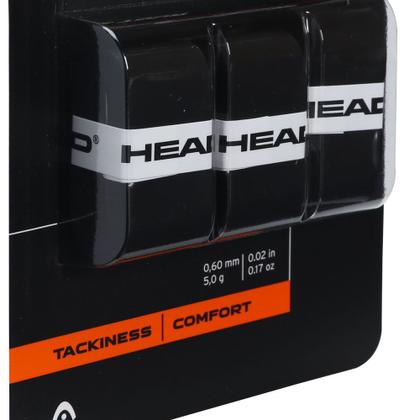 Imagem de Overgrip Head Prime Tour Preto - 3 Un