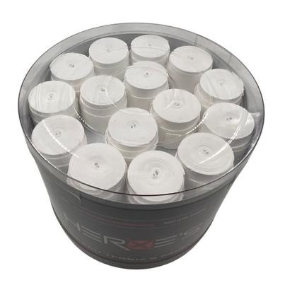 Imagem de Overgrip Heroes Padel e Beach Tennis HIGH LEVEL Branco - Pote com 60 unidades.