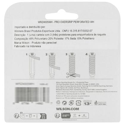 Imagem de Overgrip Pro Perforated Branco - Wilson