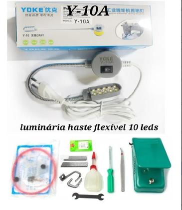 Imagem de Overlock GN1-6D verdinha  Semi-Industrial 220v+LED