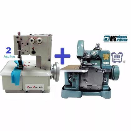 Imagem de Overlock, Overloque + Galoneira (colarete)2 Agulhas- SS
