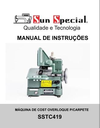 Imagem de Overlock,overloque, para Carpete-SSTC419 -completa