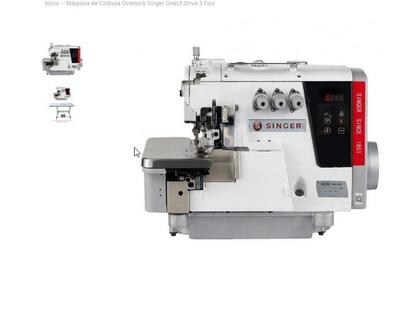 Imagem de Overlock Singer  Direct Drive 3 Fios-Redução do consumo70%