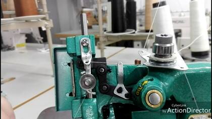 Imagem de Overloque Semi Industrial Portátil Motor Acoplado 1350rpm,