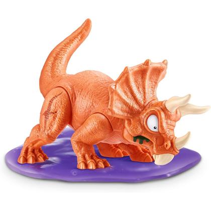 Imagem de Ovo Smashers Dino vs Aliens Triceratops Verde 25 Surpresas - Fun